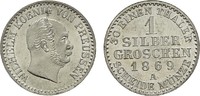 BRANDENBURG-PREUSSEN Silbergroschen Wilhelm I., 1861-1888. -