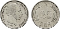 DÄNEMARK 25 Öre Christian IX., 1863-1906. -
