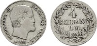 DÄNEMARK 4 Rigsmontskilling Frederik VII., 1848-1863. -