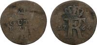BRANDENBURG-PREUSSEN 4 Gute Pfennig Friedrich II., der Große, 1740-1786. -