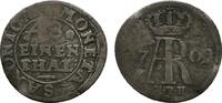SACHSEN 1/48 Taler (Sechser) Friedrich August I., 1694-1733 (August der Starke). -