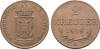 KAISERREICH ÖSTERREICH Ku.-2 Kreuzer Revolution in den Erblanden, 1848-1849. -