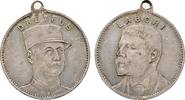 FRANKREICH kleine versilberte Medaille -