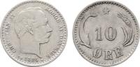 DÄNEMARK 10 Öre Christian IX., 1863-1906. -
