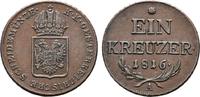 RÖMISCH-DEUTSCHES REICH 1 Kreuzer Franz II., 1792-1835. -