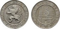 BELGIEN 5 Centimes Leopold II., 1865-1909. -