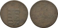 SACHSEN 3 Pfennig Carl August, 1775-1828. -