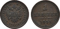 KAISERREICH ÖSTERREICH Ku.-Kreuzer Franz Josef I., 1848-1916. -