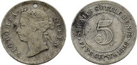 GROSSBRITANNIEN 5 Cents Straits Settlements (Malaysia). -