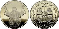 ITALIEN Kleine Neusilbermedaille Benedikt XVI., 2005-2013. -