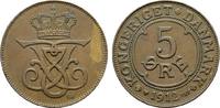 DÄNEMARK 5 Öre Frederik VIII., 1906-1912. -