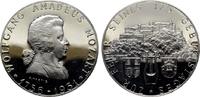 ÖSTERREICH Silbermedaille (Hartig) Wolfgang Amadeus Mozart -