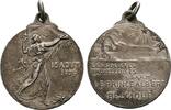 JUGENDSTIL tragbare Silbermedaille (Samuel) -