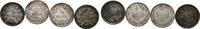 Deutsches Reich 4x 1/2 Mark -