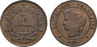 FRANKREICH Ku.-5 Centimes 3. Republik, 1870-1940. -