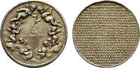 RELIGION & KIRCHE Kleine vergoldete Silbermedaille -
