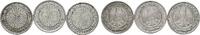 WEIMARER REPUBLIK 3x 50 Reichspfennig -