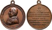 ITALIEN Tragbare Bronzemedaille Leo XIII., 1878-1903. -