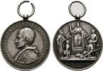 ITALIEN Tragbare Silbermedaille Leo XIII., 1878-1903. -