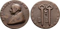 ITALIEN Restituiert Bronzegußmedaille Hadrian II., 867-872. -