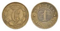 DÄNEMARK Skilling Christian IX., 1863-1906. -