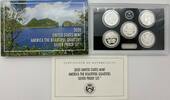 Vereinigte Staaten von Amerika 1.25 Dollars United States Coin Set 5 x 25c Quarters Silver -