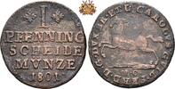 Braunschweig-Wolfenbüttel Pfennig 1 Pfennig 1801 -