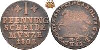 Braunschweig-Wolfenbüttel Pfennig 1 Pfennig 1802 -