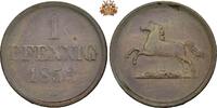 Braunschweig-Wolfenbüttel Pfennig 1 Pfennig 1853 B -