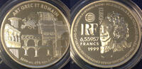 Frankreich 6,55957 Francs France, 6,55957 Francs, "greek and roman art", proof, no box / no COA -