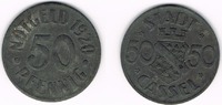 Notgeld / Notmünzen Kassel 50 Pfennig Stadt Kassel (Cassel), Notgeld 50 Pfennig 1920, siehe Scan! -