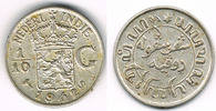 Indonesien - Niederländisch Ostindien 1/10 Gulden netherlands east indies, 1/10 Gulden 1942, like scan -