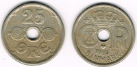 Dänemark 25 Öre denmark coin, 25 Öre, Christian X., like scan -