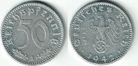 Drittes Reich 50 Pfennig Drittes Reich, Kursmünze 50 Pfennig 1942 A, Aluminium! -