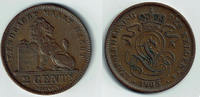 Belgien 2 Centimes belgium (belgique), 2 Centimes 1905, king leopold II., like scan -