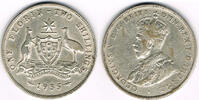 Australien Florin (2 Shilling) Australia, 1 Florin - 2 shilling, silver, King George V., like scan -