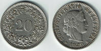 Schweiz 20 Rappen 1929 Switzerland, 20 Rappen 1929 B, like scan sehr schön 25.10 元 含税 ＋  100.41 元 运费
