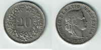 Schweiz 20 Rappen 1921 Switzerland, 20 Rappen 1921 B, like scan sehr sch... 25.10 元 含税 ＋  100.41 元 运费