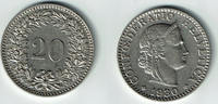 Schweiz 20 Rappen 1930 Switzerland, 20 Rappen 1930 B, like scan sehr schön 25.10 元 含税 ＋  100.41 元 运费