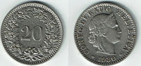 Schweiz 20 Rappen 1930 Switzerland, 20 Rappen 1930 B, like scan sehr schön 25.10 元 含税 ＋  100.41 元 运费
