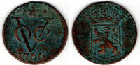 Niederlande - Niederländisch Ostindien 1 Duit 1766 netherlands east indi... 83.67 元 含税 ＋  100.41 元 运费