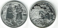 Österreich 10 Euro austria, 10 € silver coin "Dürnstein - Richard Löwenherz", proof, with box/COA -