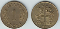 Island 2 Kronur 1970 iceland 1 krona vorzüglich bis stempelglanz 25.10 元 含税 ＋  100.41 元 运费