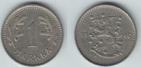 Finnland 1 Markka Finland, 1940, 1 Markka, like scan! -