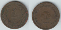 Ungarn 2 Filler 1898 hungary, 2 Filler 1898, like scan sehr schön 33.47 元 含税 ＋  100.41 元 运费