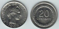 Kolumbien 20 Centavos 1968 columbia, 20 Centavos 1968, like scan vorzügl... 25.10 元 含税 ＋  100.41 元 运费