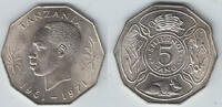 Tansania 5 Shillings 1971 Tansania, 5 shillings, like scan vorzüglich bi... 25.10 元 含税 ＋  100.41 元 运费