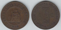 Französisch Indochina 1 Centime french indochina (indochine), 1 Centime 1879, like scan -