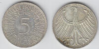 BRD 5 DM 1959 J Bundesrepublik Deutschland, 5 DM Silberadler 1959 J, Erh... 75.16 元 含税 ＋  100.21 元 运费