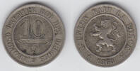 Belgien 10 Centimes belgium (belgique), 10 Centimes 1863, king leopold I., like scan -